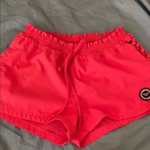 Hot pink Roxy board shorts